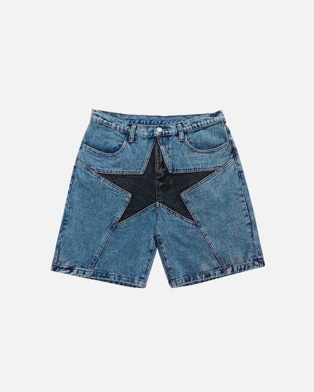 MIDNIGHT STAR DENIM SHORTS