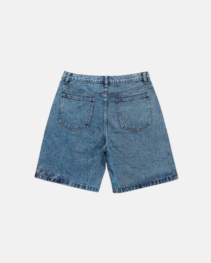 MIDNIGHT STAR DENIM SHORTS