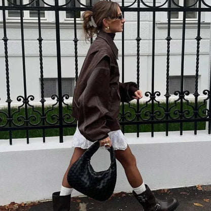 ESPRESSO EDGE LEATHER JACKET